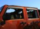 Rugged Ridge 11349.12 Window Visor Kit Matte Black; For Jeep Jk 4DR 07-18