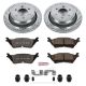 Power Stop K6271-36 Z36 Truck & Tow Brake Pad & Rotor Kit; For 12-18 F150