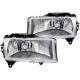 Anzo 111021 Crystal Headlights Chrome For Dakota 97-04 / Durango 98-03