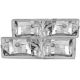 Anzo 111136 Crystal Headlights Chrome (w/o Bulbs) For GM C/K 1500/2500 88-98