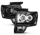 Anzo 111161 Projector Headlights Black W/ Rx Halo