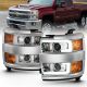Anzo 111360 Projector Plank Style Headlights Chrome(Chrome Trim)
