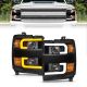 Anzo 111364 Projector Switchback Headlights Black