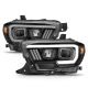Anzo 111377  Projector Plank Style Headlight Black For Tacoma 16-23