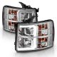 Anzo 111481 PROJECTOR PLANK HEADLIGHTS CHROME