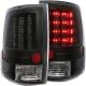 Anzo 311144 LED Tail Lights Black For Ram w/o LED