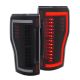 Anzo 311287 Led Tail Lights Black (Red Light Bar) For F250/350/450/550 17-19