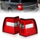 Anzo 311410 LED C Bar Style Tail Lights Chrome Red/Clear Lens w/Seq Signal