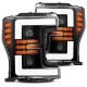 Alpha Rex 880108 PRO-Series Projector Headlights Jet Black; Fits SuperDuty 17-19