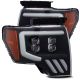 Alpha Rex 880192 NOVA-Series LED Projector Headlights Black For F150 09-14
