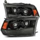 Alpha Rex 880540 LUXX-Series LED Projector Headlights Alpha-Black ; For Ram 09-18