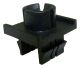 Crown 4762490 Headlight Adjusting Nut - Black For Jeep
