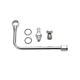 Edelbrock 8126   CHROME FUEL LINE AND HARDWARE NO FILTER