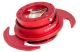 NRG SRK-650RD Quick Release Kit - Red Metal Body/Red Ring w/ Handles