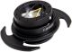 NRG SRK-650BK Quick Release Kit - Black Body/Black Ring w/ Handles