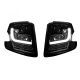 Recon 264400BKC Proj Headlights OLED Halos, DRL Smoked/Black; For Tahoe 15-20