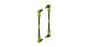 Clayton 5109110 Adj Rear Sway Bar End Link For 07+ JK/JL