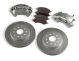 TeraFlex 4303420 Front Big Brake Kit w/ Slotted Rotors 5x5in & 5x5.5in For JK