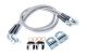 TeraFlex 4350310 30in Stainless Steel Braided Brake Line Kit Rear For JK