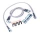 TeraFlex 4350400 26in Stainless Steel Braided Brake Line Kit Front & Rear For TJ