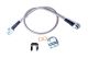 TeraFlex 4354210 26in Stainless Steel Braided Brake Line Kit Rear For TJ