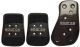 Sparco 03783L Carbon Fiber Pedal Kit Tu