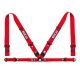 Sparco 04716M1RS Belt 4 Pnt 3-2 Red