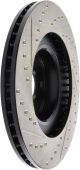 Stoptech 127.47018L Slotted and Drilled Rotor SUB