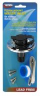 Valterra A01-0165VP Water Inlet 2 3/4In Die Cast Flange Mpt Silver