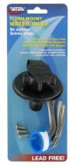 Valterra A01-0168BKVP Water Inlet 2 3/4In Plastic Flange Mpt Black