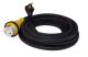 Valterra A10-3050EDBK 30 Amp Male to 50 Amp Female Detach Adapter Cord, 25′