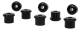 Whiteline W71412 Rear Spring -  Eye Rear and Shackle Bushing