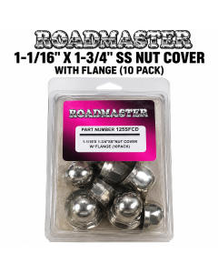RoadMaster 125SFCD 1 1/16" x 1 3/4" Nut Cover w/Flange (10 Pack)
