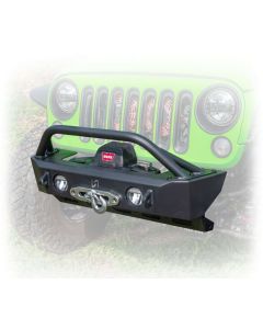 Turn Offroad JPFB-03 Front Bumper w/Sunken Winch & Factory Fog Lights For 07-18  JK, 18-25 JL, 20-25 JT